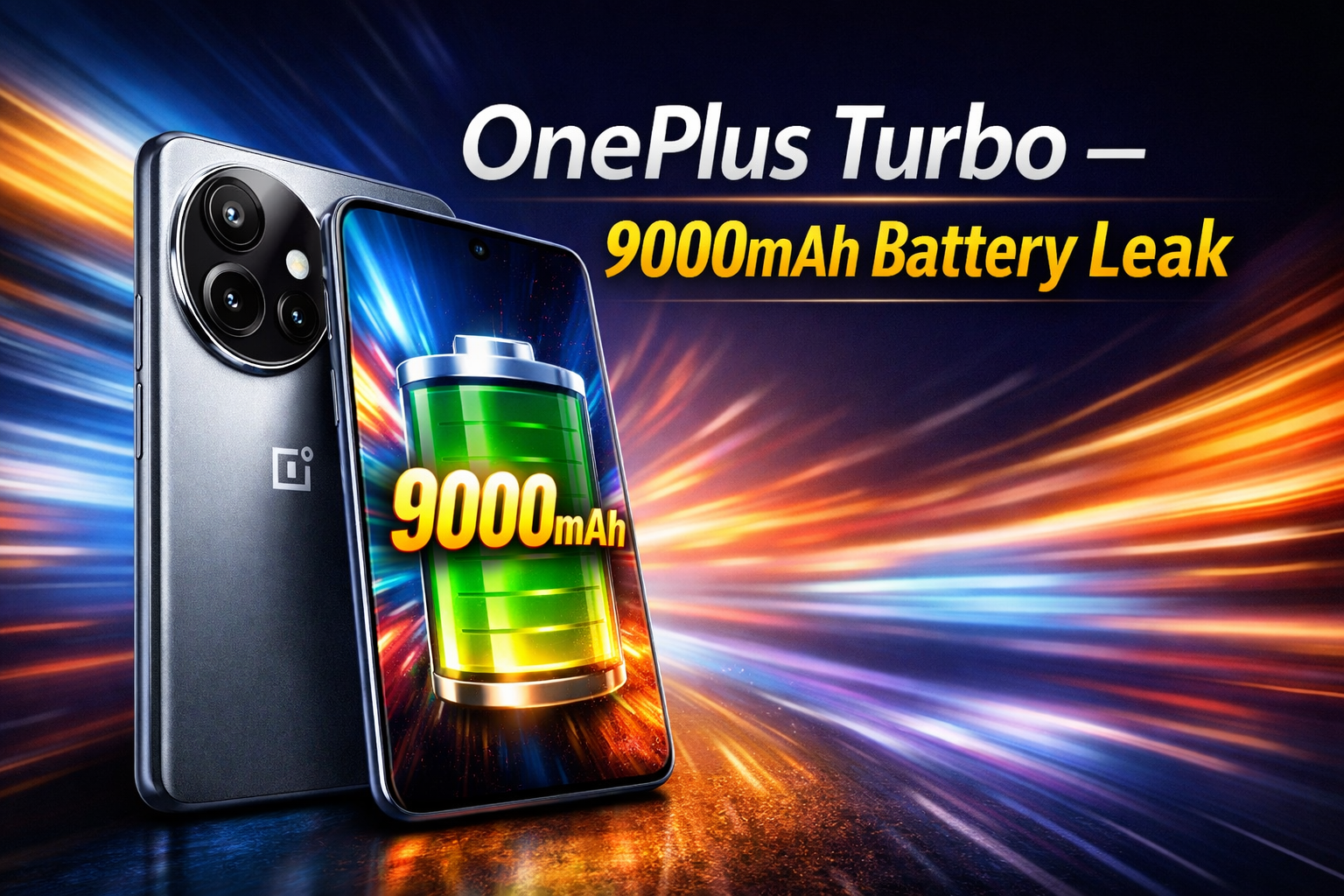 OnePlus Turbo With 9000mAh Battery Leaked: High-Refresh Display & Specs