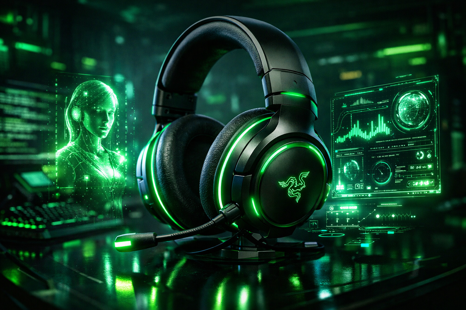 Razer Project Motoko: AI Gaming Headset Concept Powered by Project Ava
