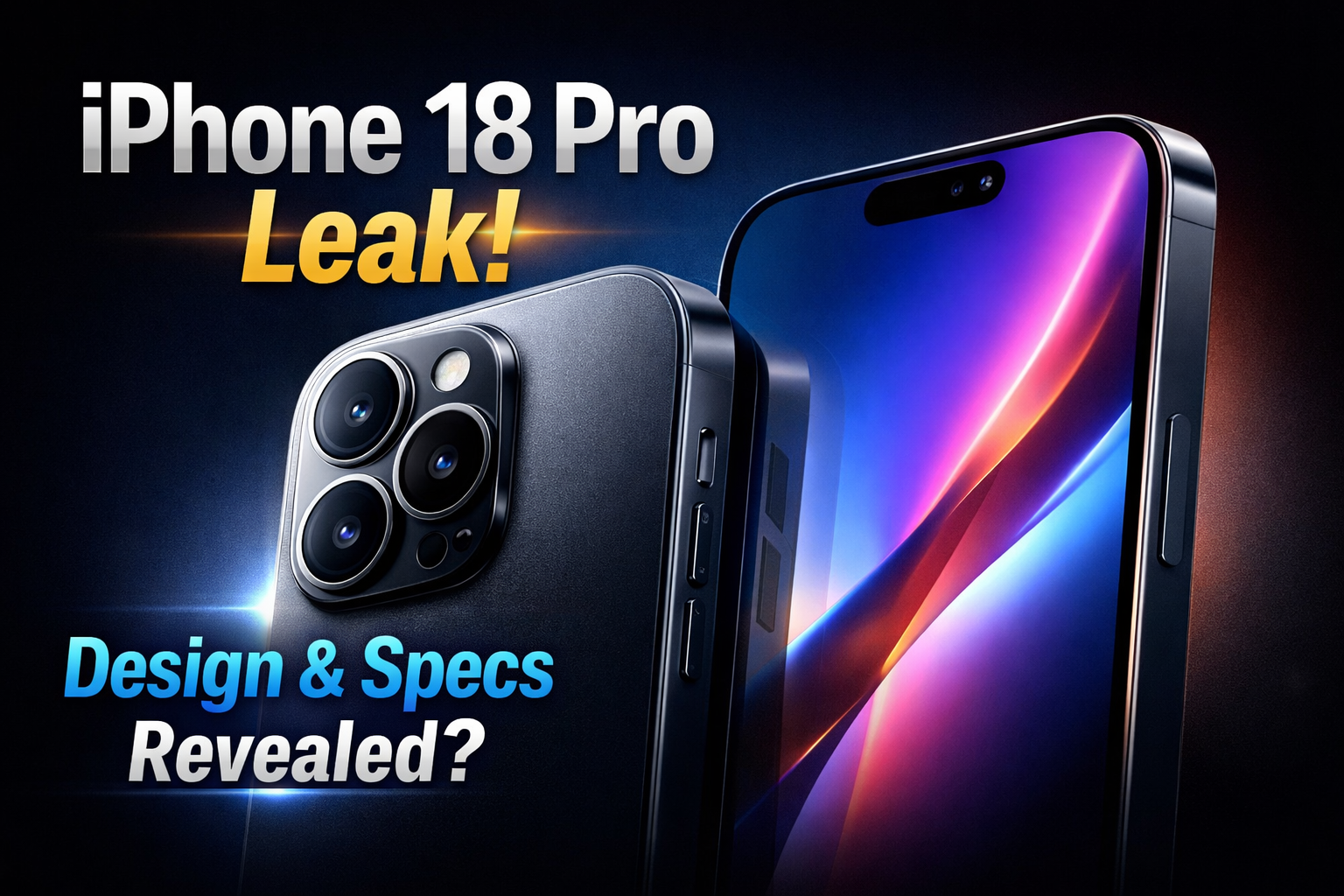 iPhone 18 Pro Leak: Design, Specs & Real Facts (2026 Update)