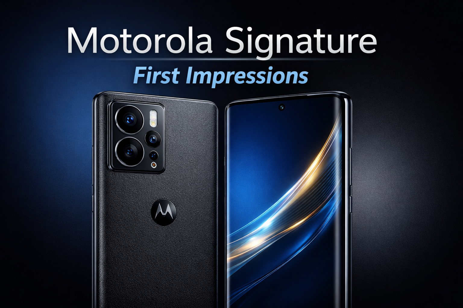 Motorola Signature First Impressions: Sleek Flagship, Big Ambitions | Review