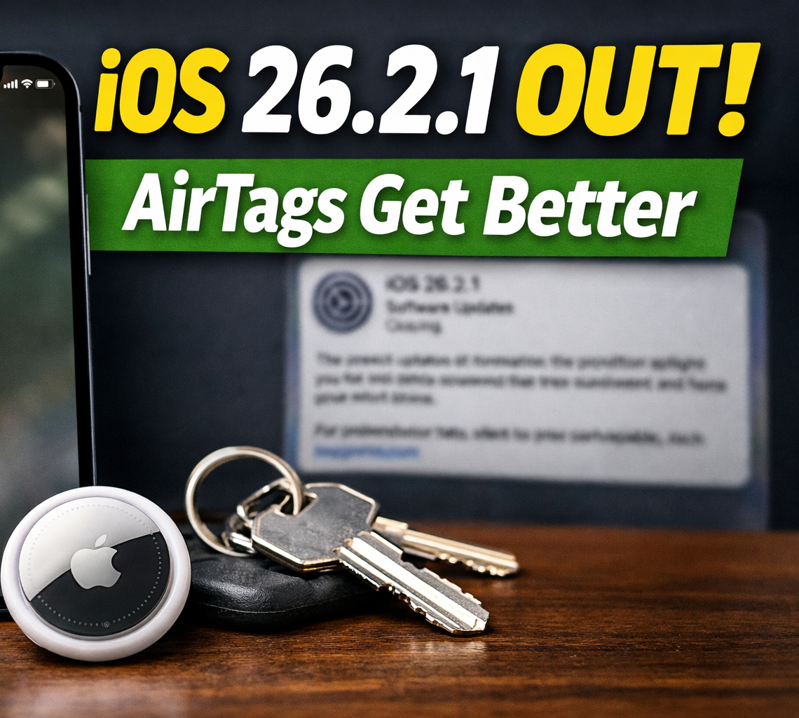 iOS 26.2.1 Update: Surprise Release Brings Major Apple AirTags Fixes