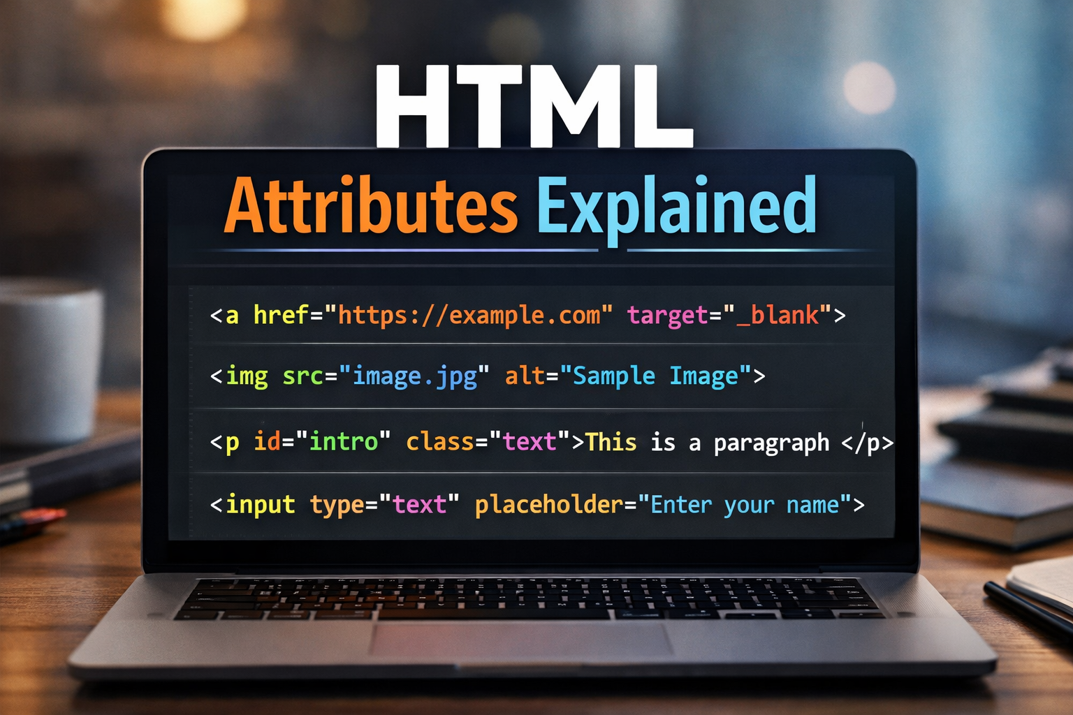 Learn HTML Attributes – Complete Guide for Beginners