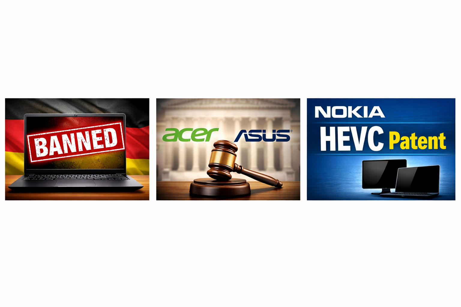 German Court Bans Acer & ASUS PC Sales Over Nokia Patent – 2026 Update