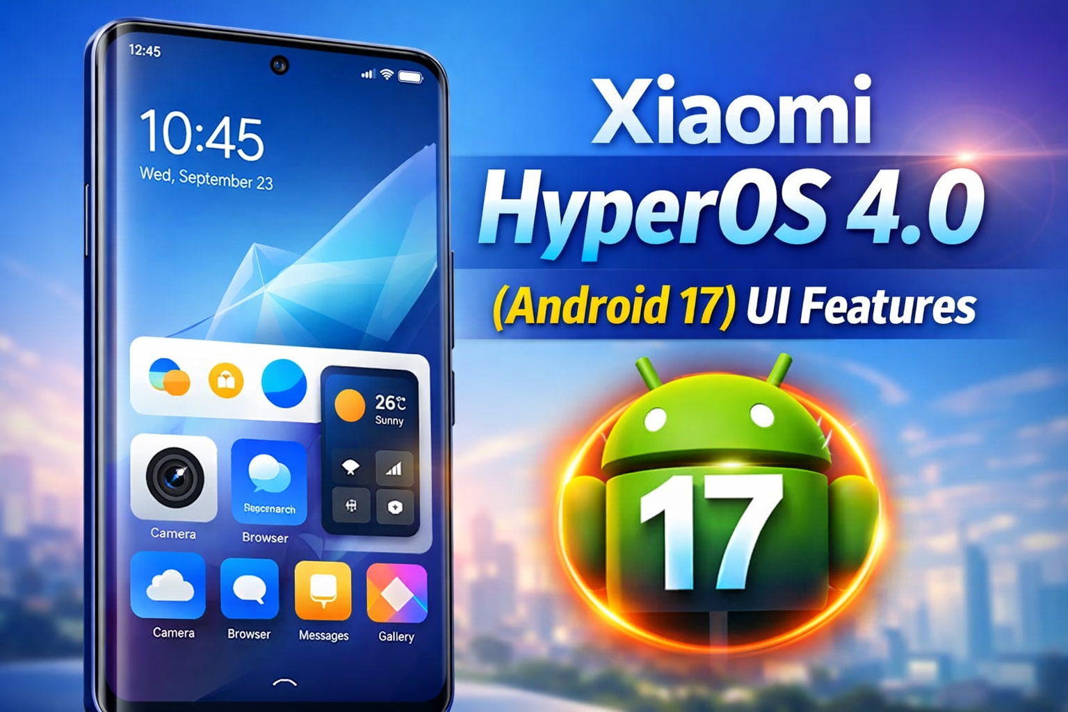 Xiaomi HyperOS 4.0 (Android 17) – Eligible Devices List