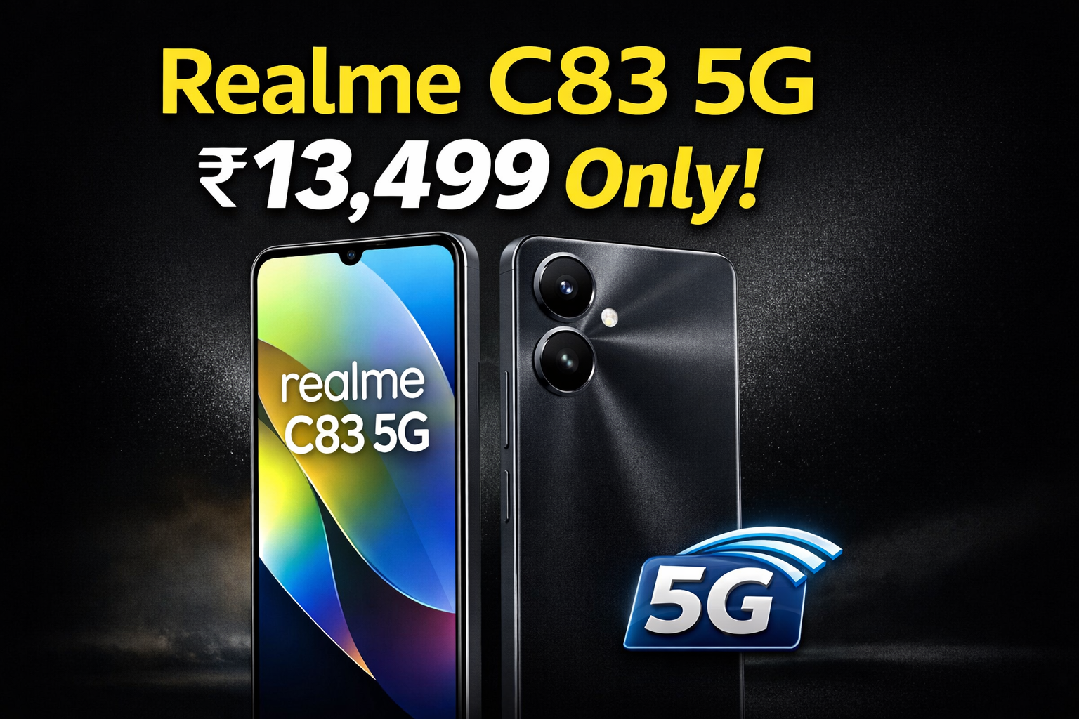 Realme C83 5G Launched in India at Rs 13,499 – 120Hz Display, 6500mAh Battery & 5G Support
