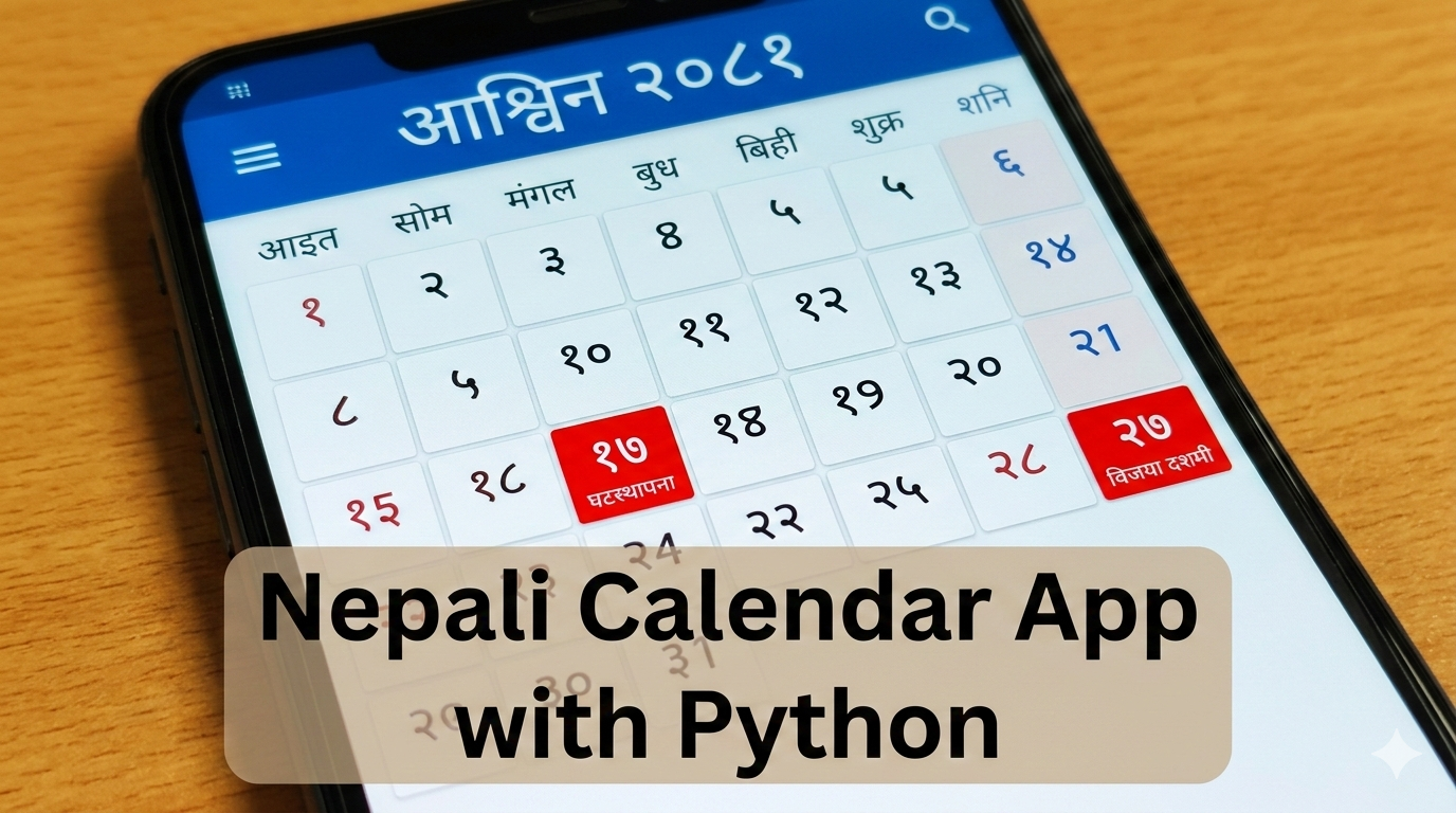 Build Nepali Calendar App with Python KivyMD | Android & Windows Guide