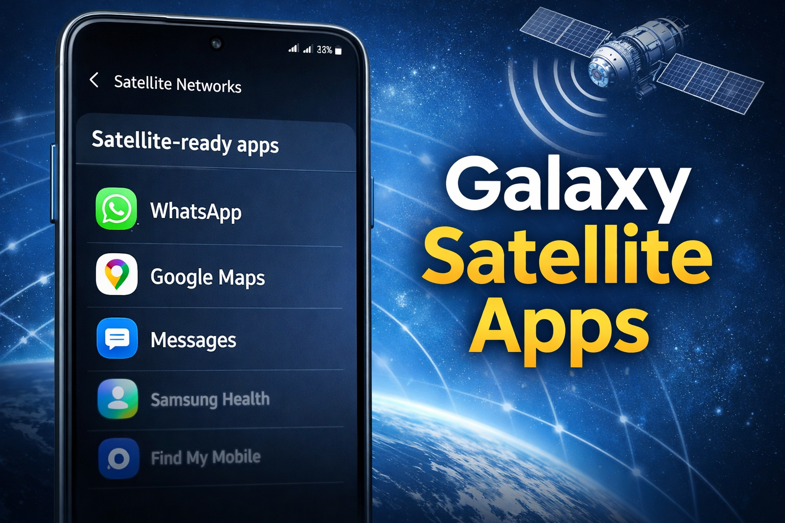 Samsung Galaxy Satellite Apps: Check Which Apps Are Supported