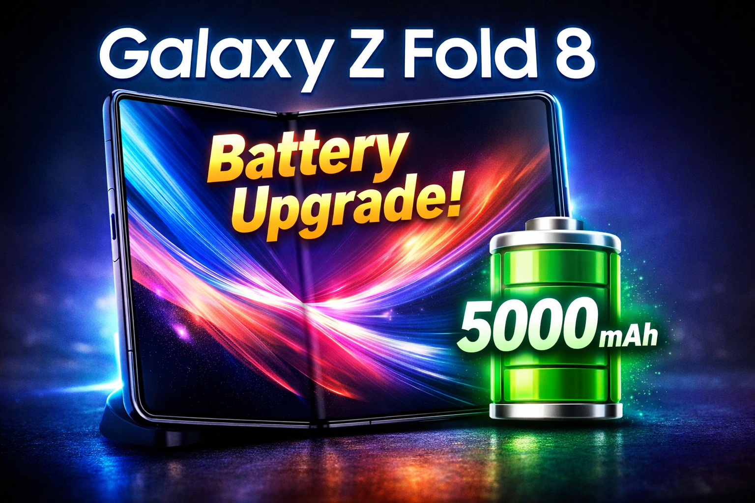 Galaxy Z Fold 8 Battery Leaks: 5000mAh Upgrade & Faster Charging