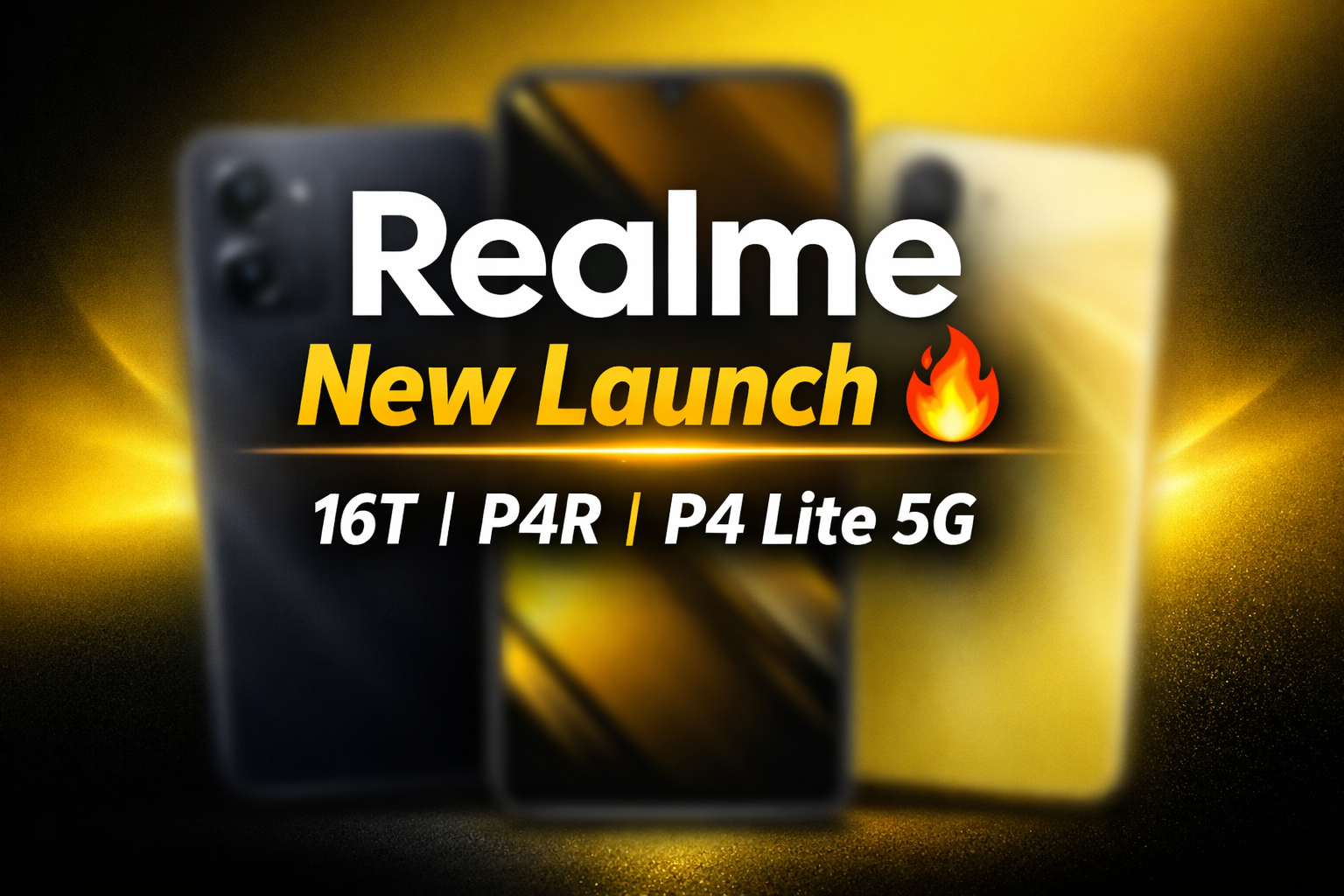 Realme 16T & Realme P4R Launch in India Soon | Realme P4 Lite 5G Leaks, Specs & Colours