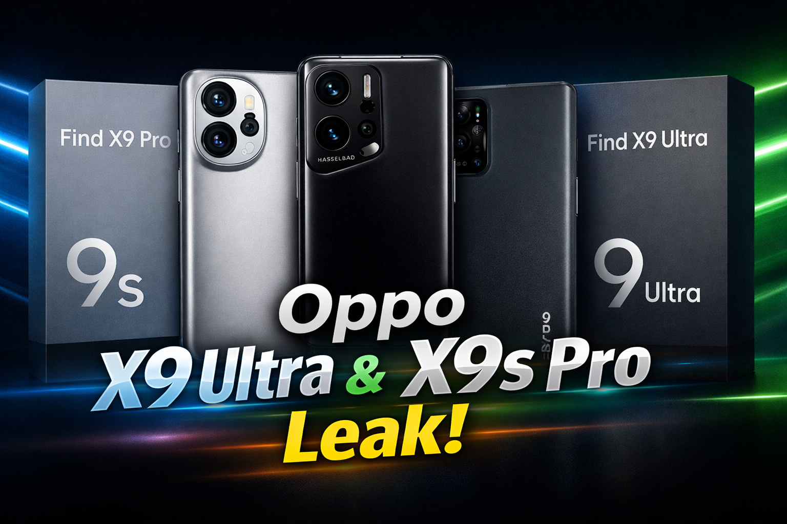 Oppo Find X9 Ultra & X9s Pro Leak: Retail Boxes Revealed Ahead of April Launch