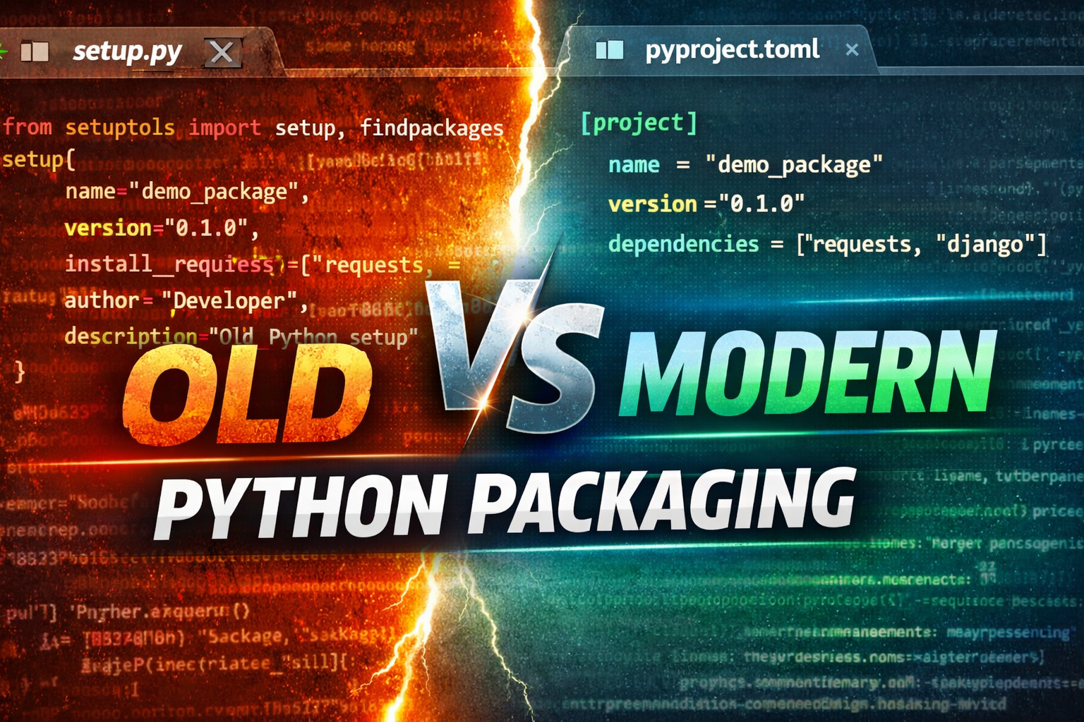 Python Packaging Explained: setup.py vs pyproject.toml (Modern Guide 2026)