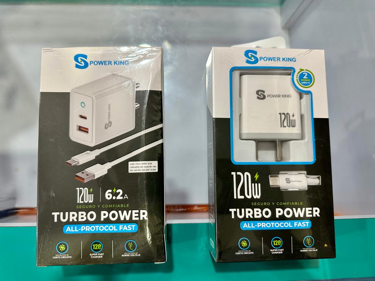 Power King Turbo 120W Fast Charger – 6.2A