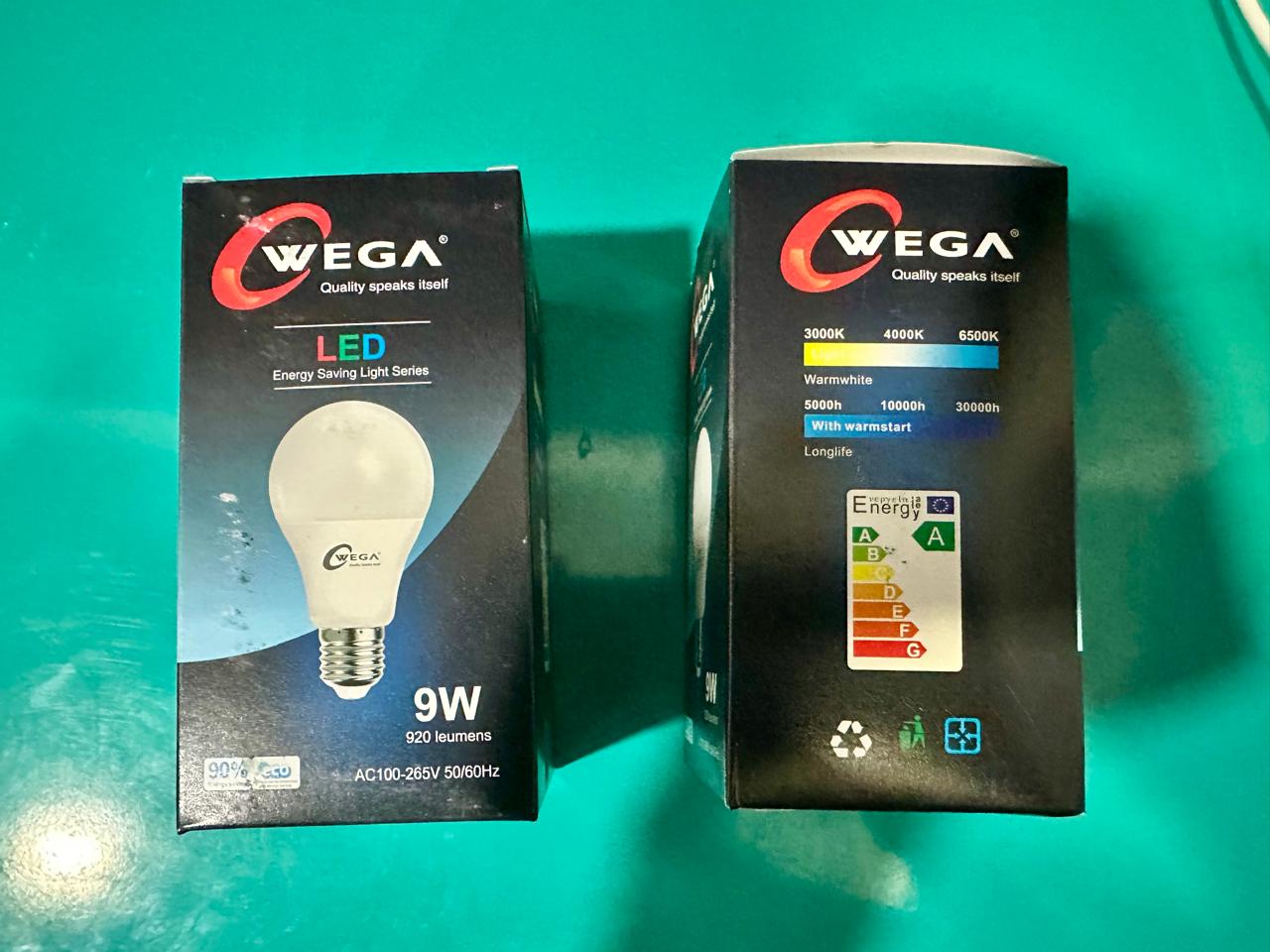 wega energy saving light 9W