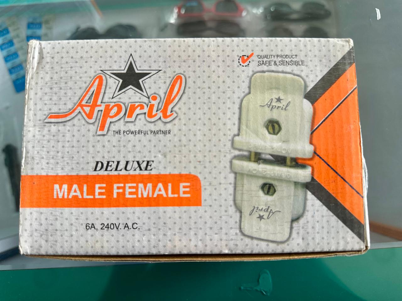 april male female 2 pin