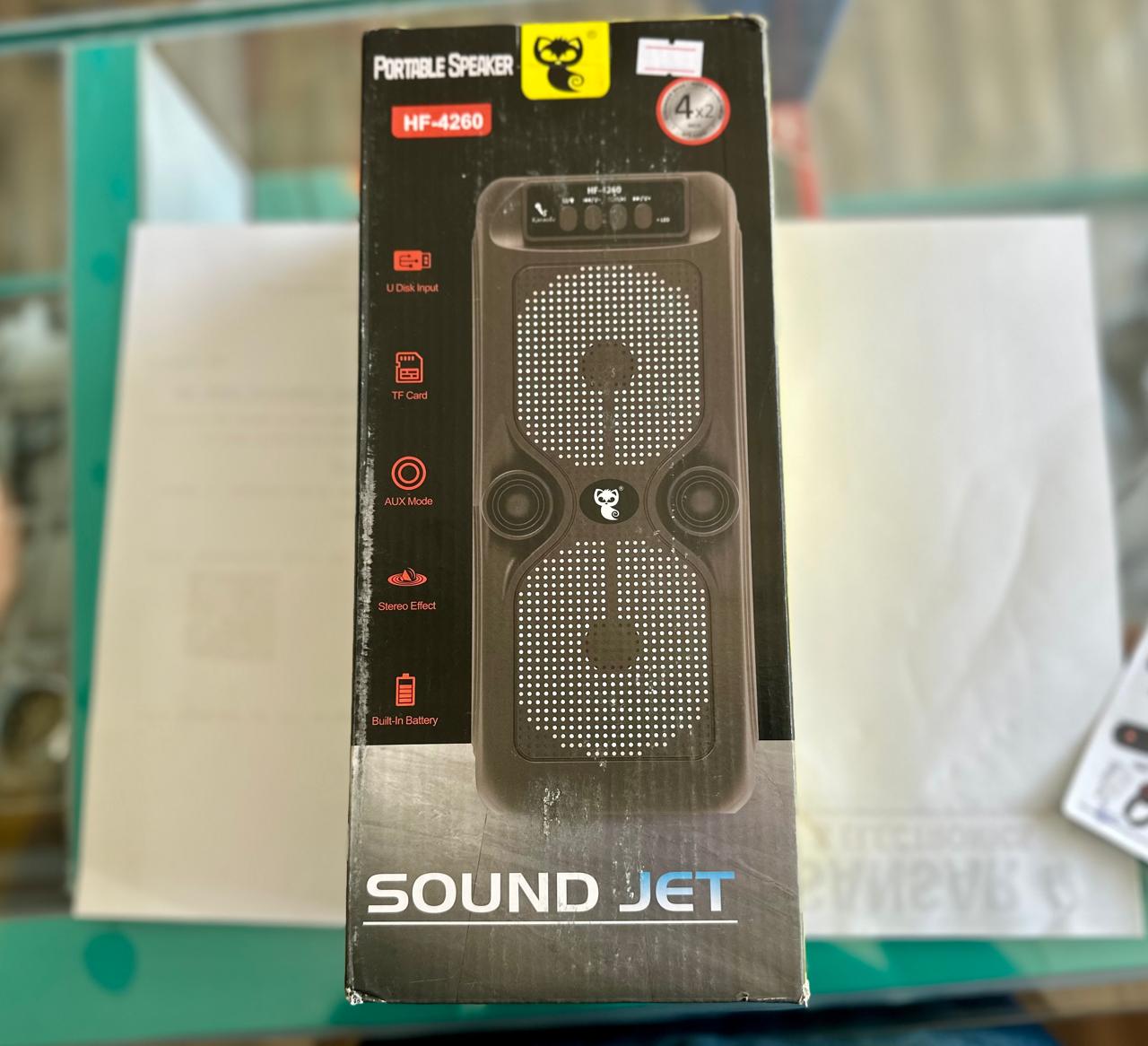 sound jet portable speaker hf 4261