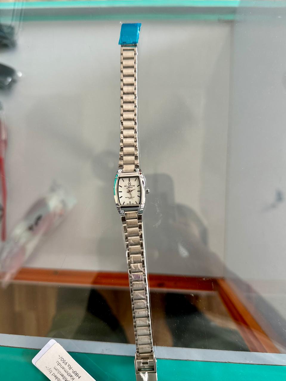 millenium lady watch classic white