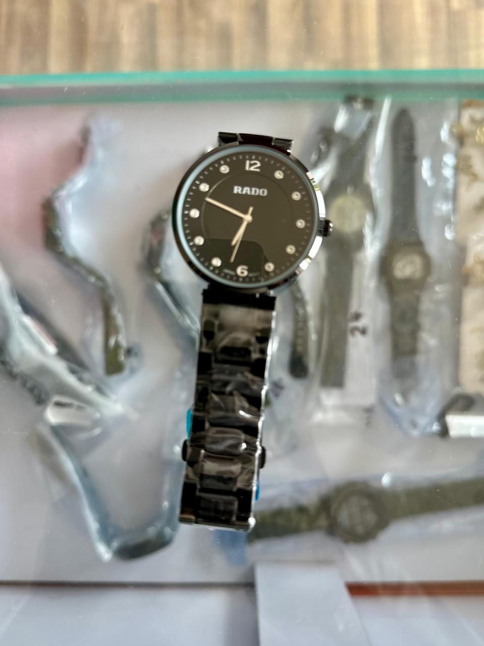rado black watch for male female