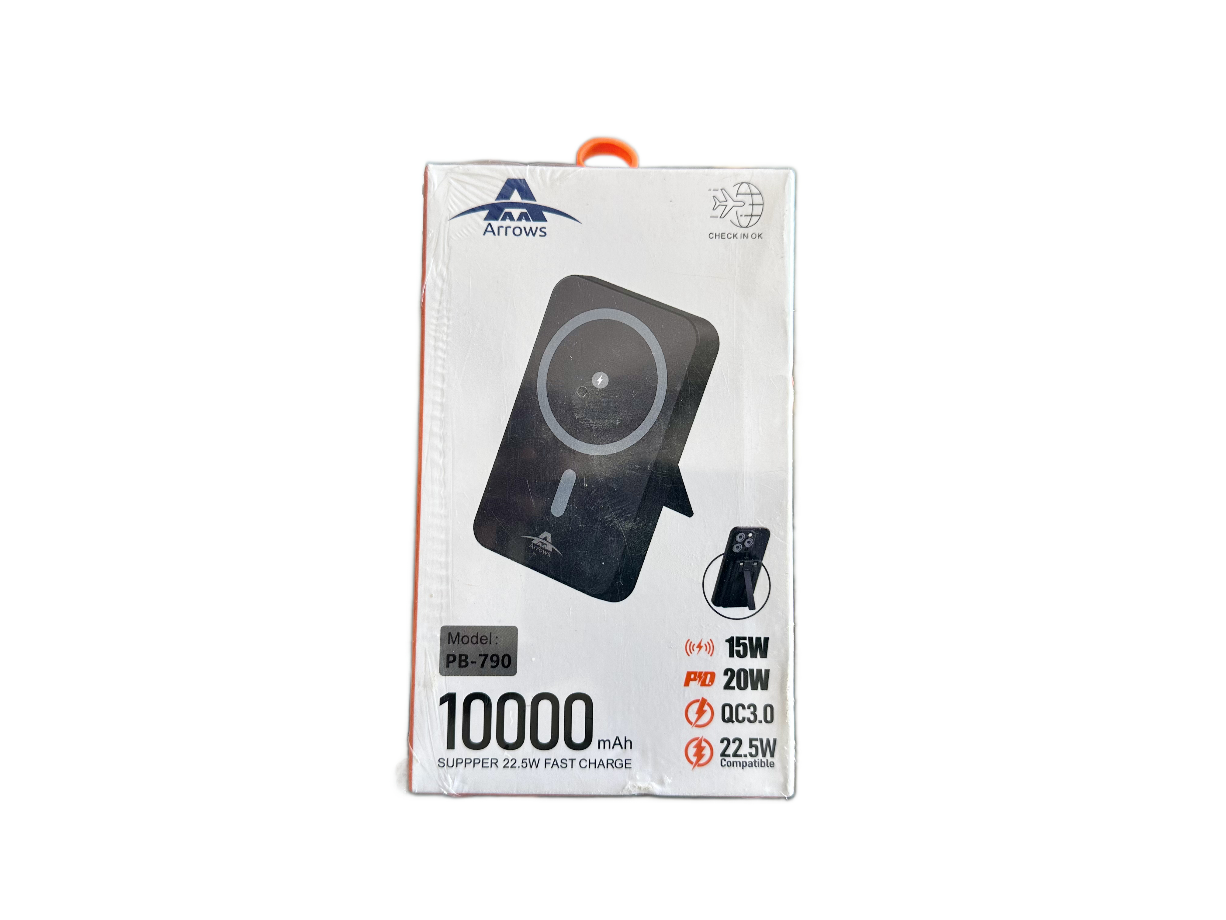 Arrows PB-790 10000mAh Magnetic Wireless Power Bank