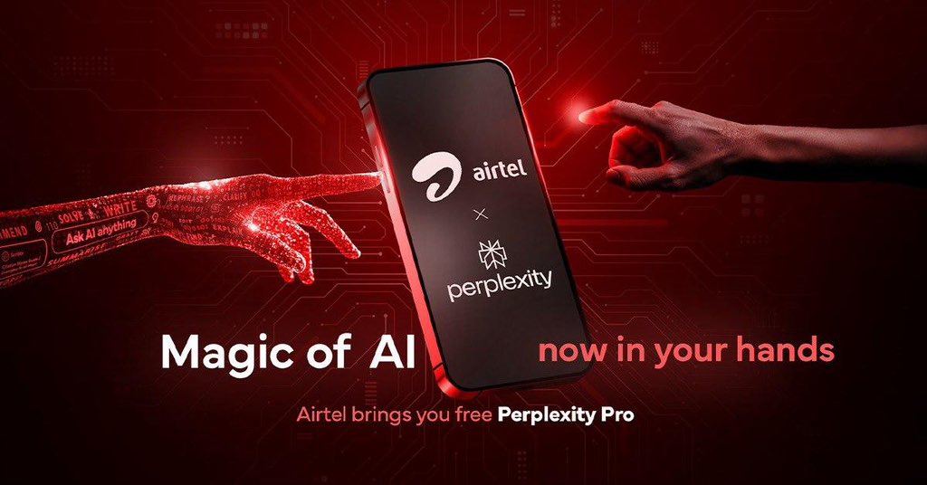 Airtel Offers Free Perplexity Pro for 1 Year in India