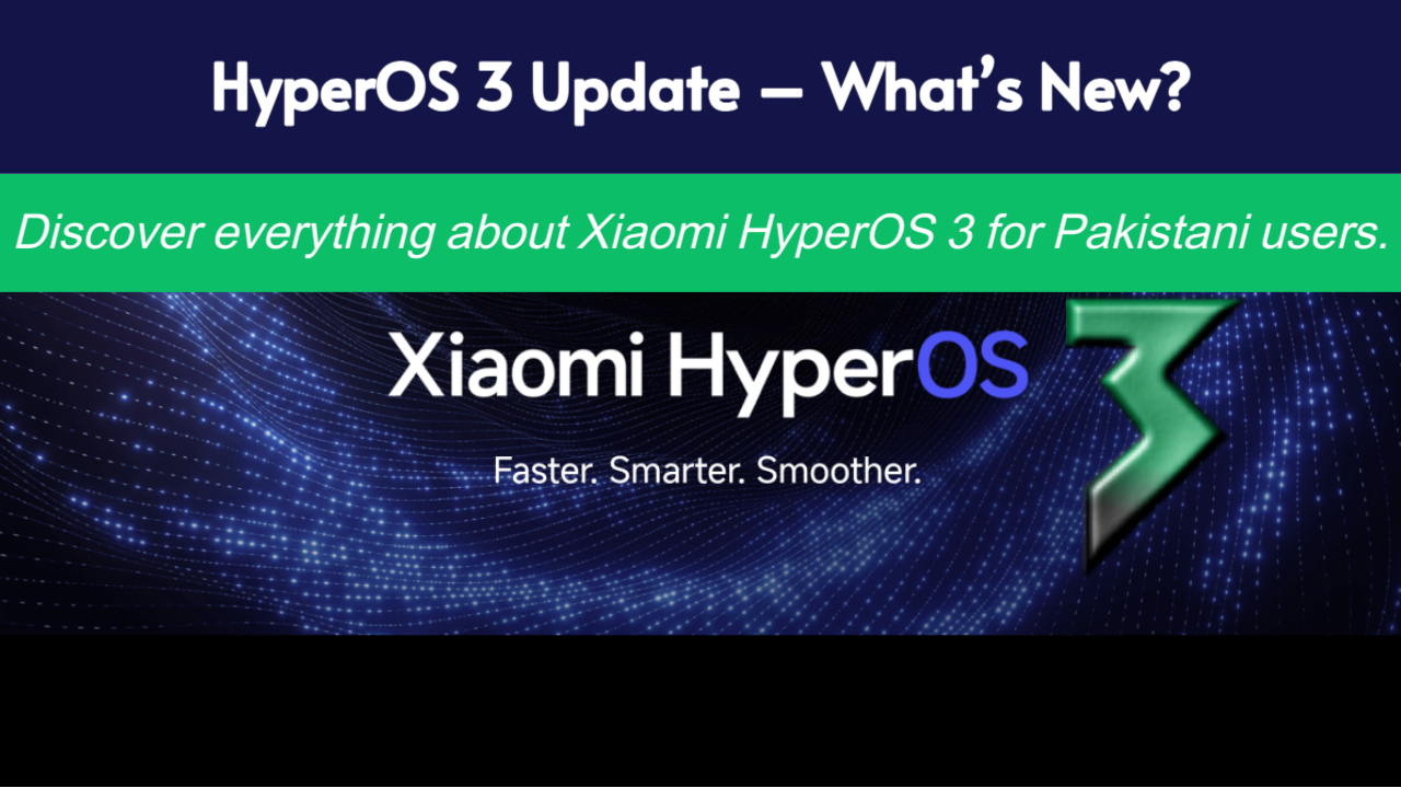 Xiaomi HyperOS 3 in Pakistan – Features, Supported Devices & Release Timeline