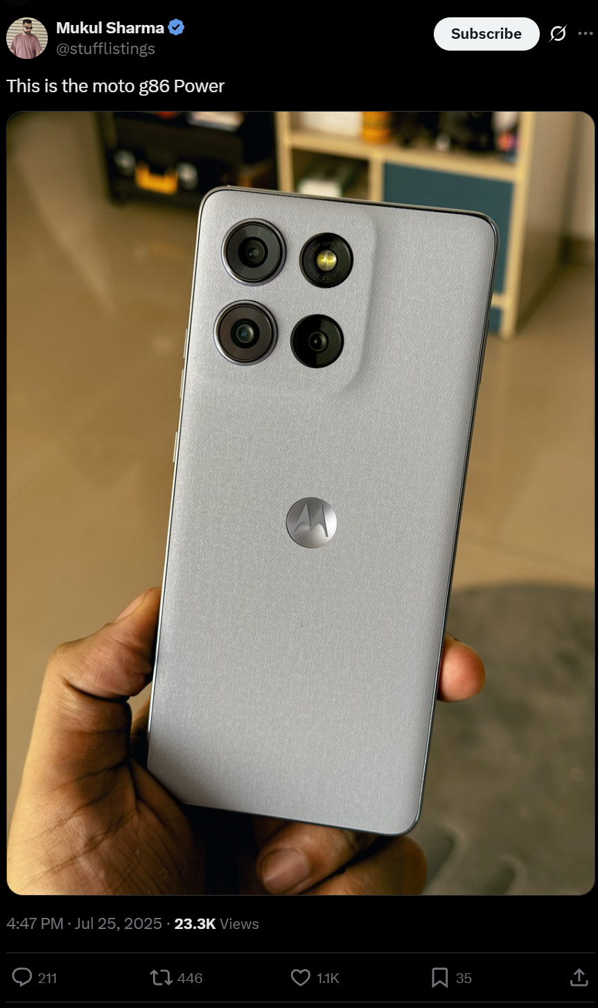 moto g86