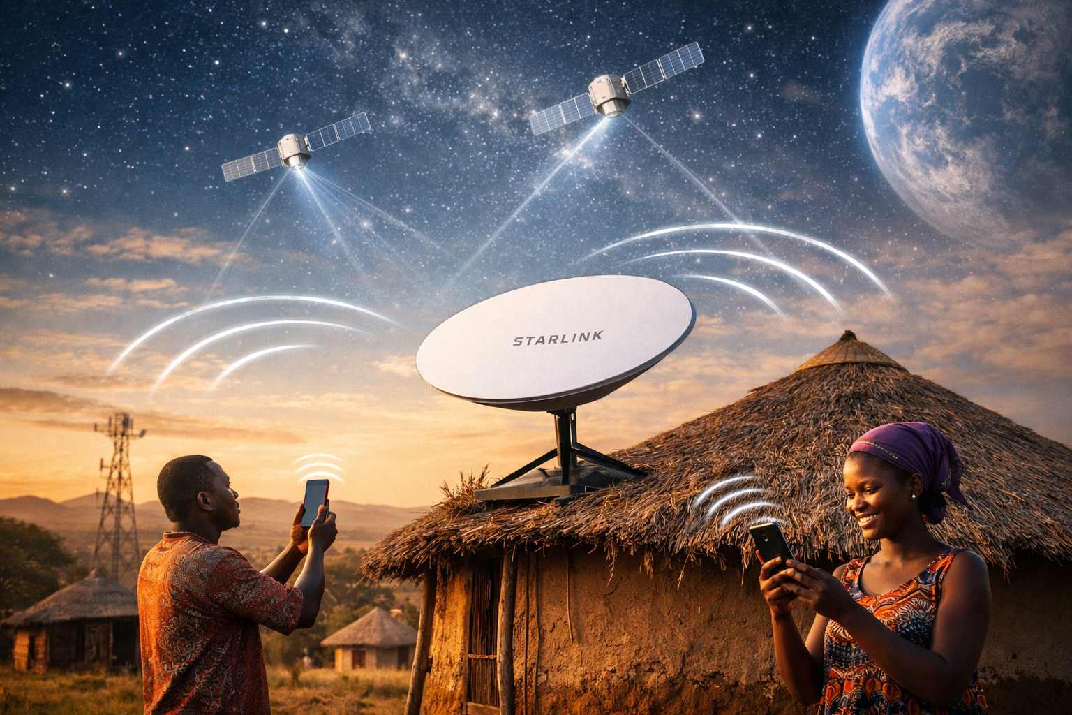 Starlink and Airtel Africa Partner to Connect 174 Million Users via Satellite Internet