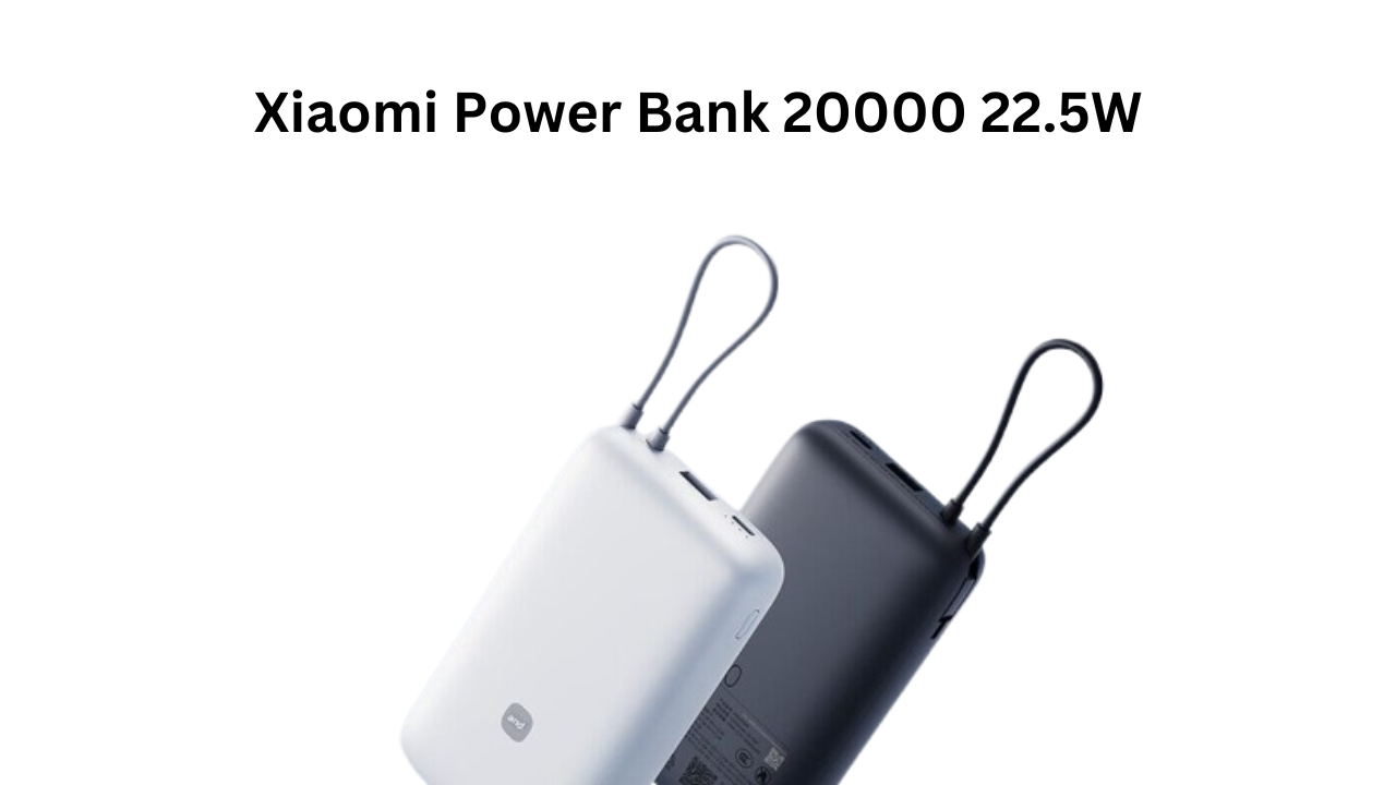 Xiaomi Power Bank 20000 22.5W: A Powerhouse with Built-In Convenience| Bigsansar